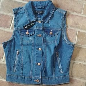 Jr size M jeans vest